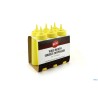 DISPENSER 6 PEZZI PLASTICA  BASE LARGA GIALLO 354ML