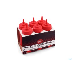 DISPENSER 6 PEZZI.BASE LARGA ROSSO.236ML