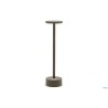 ECLAIRE LITE-LAMPADA TAVOLO LED CM.8XH.30 BRONZO