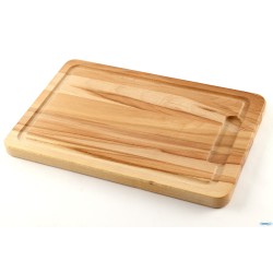 FAGGIO-TAGLIERE RETTANGOLARE CM 32X21XH.2 CON SCANALATURA