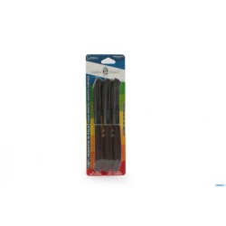 GENIUS-SET6 COLTELLI TAVOLA MANICO MARRONE 4803M