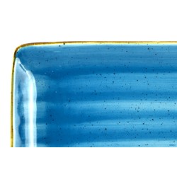 JAVA AQUA BLU - PIATTO RETTANGOLARE CM 25X10   22110AB