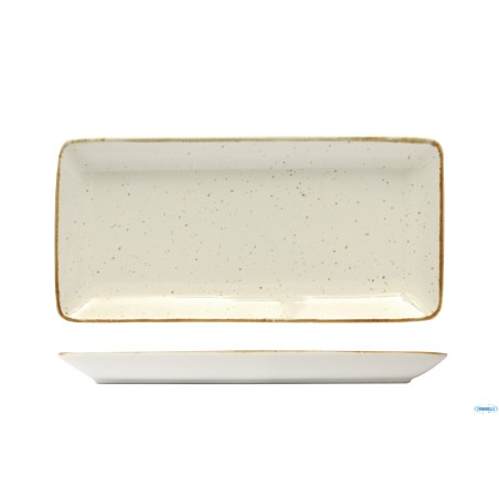 JAVA BARLEY CREAM - PIATTO RETTANGOLARE CM 34X16 22130BC