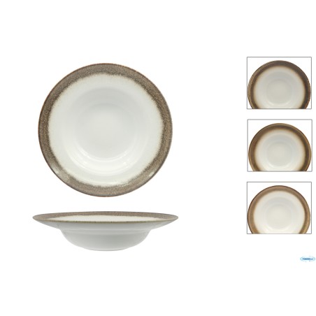 JAVA RADIANCE BROWN-PASTA BOWL CM 28 INTERNO 16  02120BR