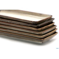 JAVA RADIANCE BROWN-PIATTO RETTANGOLARE CM 21X8   22810BR
