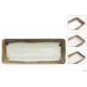 JAVA RADIANCE BROWN-PIATTO RETTANGOLARE CM 25X10   22110BR
