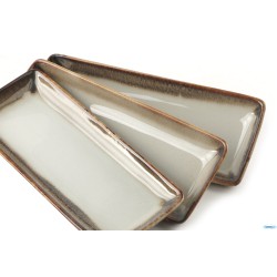 JAVA RADIANCE BROWN-PIATTO RETTANGOLARE CM 25X10   22110BR