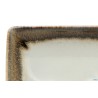 JAVA RADIANCE BROWN-PIATTO RETTANGOLARE CM 25X10   22110BR