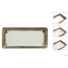 JAVA RADIANCE BROWN-PIATTO RETTANGOLARE CM 34X16 22130BR