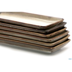 JAVA RADIANCE BROWN-PIATTO RETTANGOLARE CM 34X16 22130BR