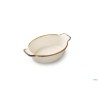 JUSTCOLOR SESAME CREMA-MINI CASSERUOLA OVALE CM.13 H.2,8   6677M-C356-5.25