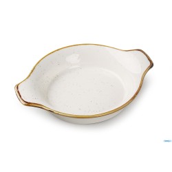 JUSTCOLOR SESAME CREMA-TEGAMINO UOVO CM.21X18 H.3,5  4804M-C356-8.85