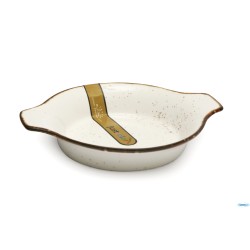 JUSTCOLOR SESAME CREMA-TEGAMINO UOVO CM.21X18 H.3,5  4804M-C356-8.85