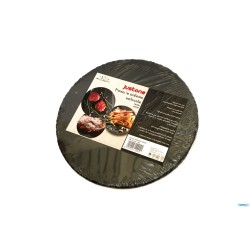 JUSTONE-PIATTO ARDESIA TONDO CM.25 CKPL25RB