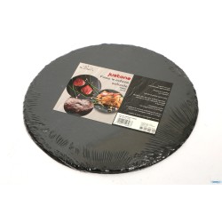 JUSTONE-PIATTO ARDESIA TONDO CM.30 CKPL30RB