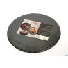 JUSTONE-PIATTO ARDESIA TONDO CM.30 CKPL30RB
