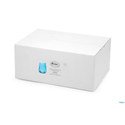 PERLAGE-BICCHIERE ACQUA IN VETRO AZZURRO CL.36