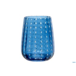 PERLAGE-BICCHIERE ACQUA IN VETRO BLU CL.36