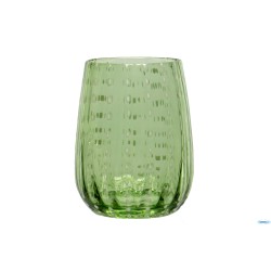 PERLAGE-BICCHIERE ACQUA IN VETRO VERDE CL.36
