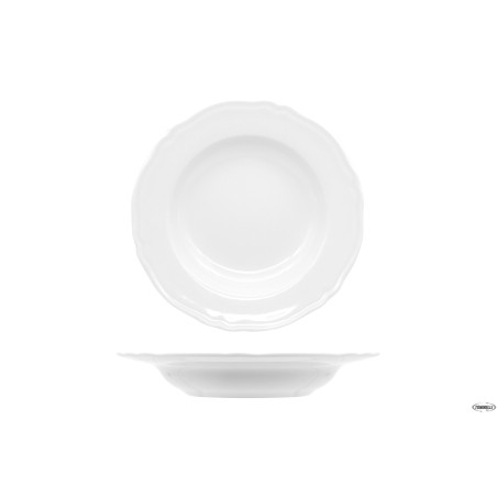 PRAGA BIANCO - PIATTO FONDO CM 23