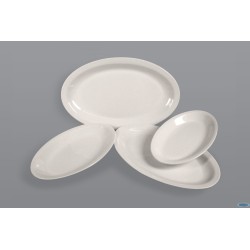 ROMA BIANCO - PIATTO OVALE CM 27