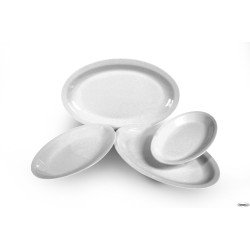 ROMA BIANCO - PIATTO OVALE CM 27