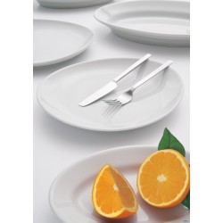 TIVOLI BIANCO - PIATTO OVALE CM 38