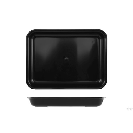 VASSOIO ANTIASSORBENTE IN PMMA CM.22X29,5X3,5 NERO 130 A4-NER