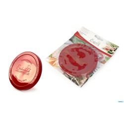 WECK - TAPPO IN SILICONE ROSSO DIAMETRO 100 MM.