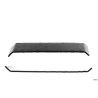 KORA-PIATTO RETT.NERO SEMIOPACO CM 30X14
