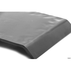 KORA-PIATTO RETT.NERO SEMIOPACO CM 30X14
