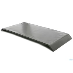 KORA-PIATTO RETT.NERO SEMIOPACO CM 30X14