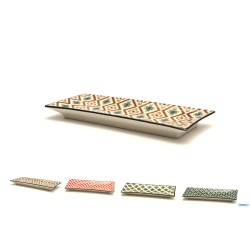MOSAIK-PIATTO RETTANGOLARE CM.23,5X9 DECORI ASSORTITI RH4172