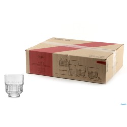 TARQ - CONFEZIONE 12 BICCHIERI DOF CL 35 IN VETRO TEMPERATO IMPILABILE