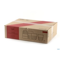 TARQ - CONFEZIONE 12 BICCHIERI DOF CL 35 IN VETRO TEMPERATO IMPILABILE