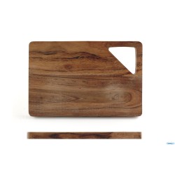 ACACIA-TAGLIERE RETT.CM 28X19XH.1,5 CON FORO APPENDIBILE