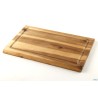 ACACIA-TAGLIERE RETTANGOLARE CM 32X21XH.1,5 CON SCANALATURA