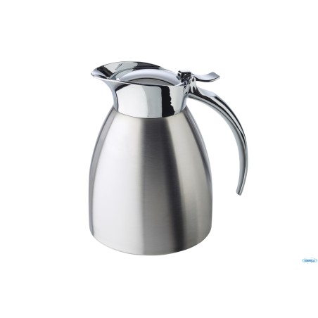 ADVANCED-CARAFFA SATINATA CON PARTE SUPERIORE LUCIDA INOX ISOTERMICA A DOPPIA PARETE LT.0,3 CM.10,5XH.13  10921
