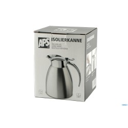 ADVANCED-CARAFFA SATINATA CON PARTE SUPERIORE LUCIDA INOX ISOTERMICA A DOPPIA PARETE LT.0,3 CM.10,5XH.13  10921