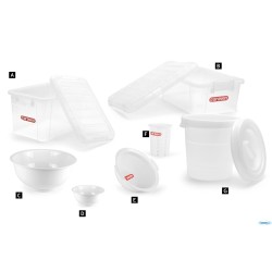 ARAVEN-CONTENITORE CON COPERCHIO 38X26,5X23 LT14