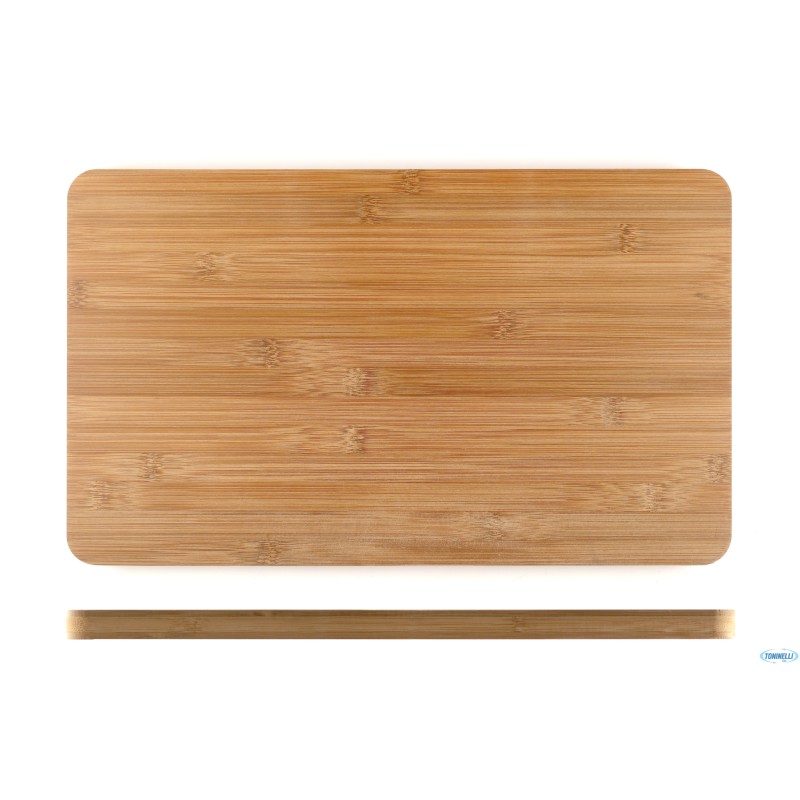BAMBOO DARK-TAGLIERE RETTANGOLARE CM 43X26XH.1,9