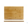 BAMBOO-TAGLIERE RETTANGOLARE CM 31X21XH.1,6 CON SCANALATURA