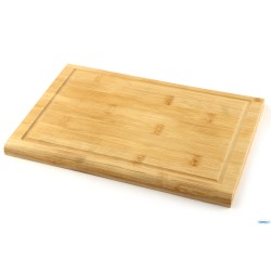 BAMBOO-TAGLIERE RETTANGOLARE CM 31X21XH.1,6 CON SCANALATURA
