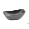 BLACK DAZZLE- COPPA RETTANGOLARE CM 19,5X13X5XH.10,5 - ALLUMINA
