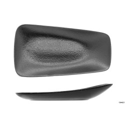 BLACK DAZZLE- PIATTO RETTANGOLARE CM 24X13 - ALLUMINA