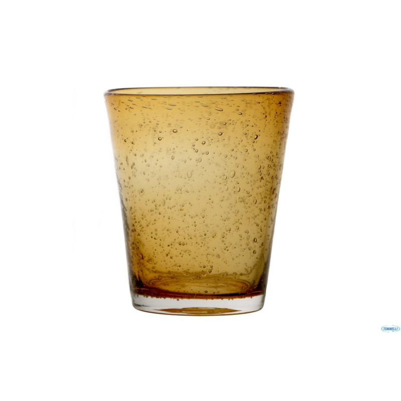 BUBBLES-BICCHIERE ACQUA CL.31,5 INCAMICIATO AMBRA T089105C61