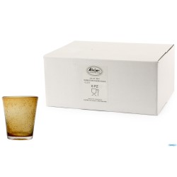 BUBBLES-BICCHIERE ACQUA CL.31,5 INCAMICIATO AMBRA T089105C61