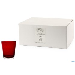 BUBBLES-BICCHIERE ACQUA CL.31,5 INCAMICIATO ROSSO T089105C21