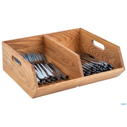 BUFFET BOX LEGNO 2 SCOMPARTI CM 35X31XH.12,5