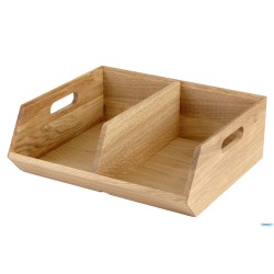 BUFFET BOX LEGNO 2 SCOMPARTI CM 35X31XH.12,5